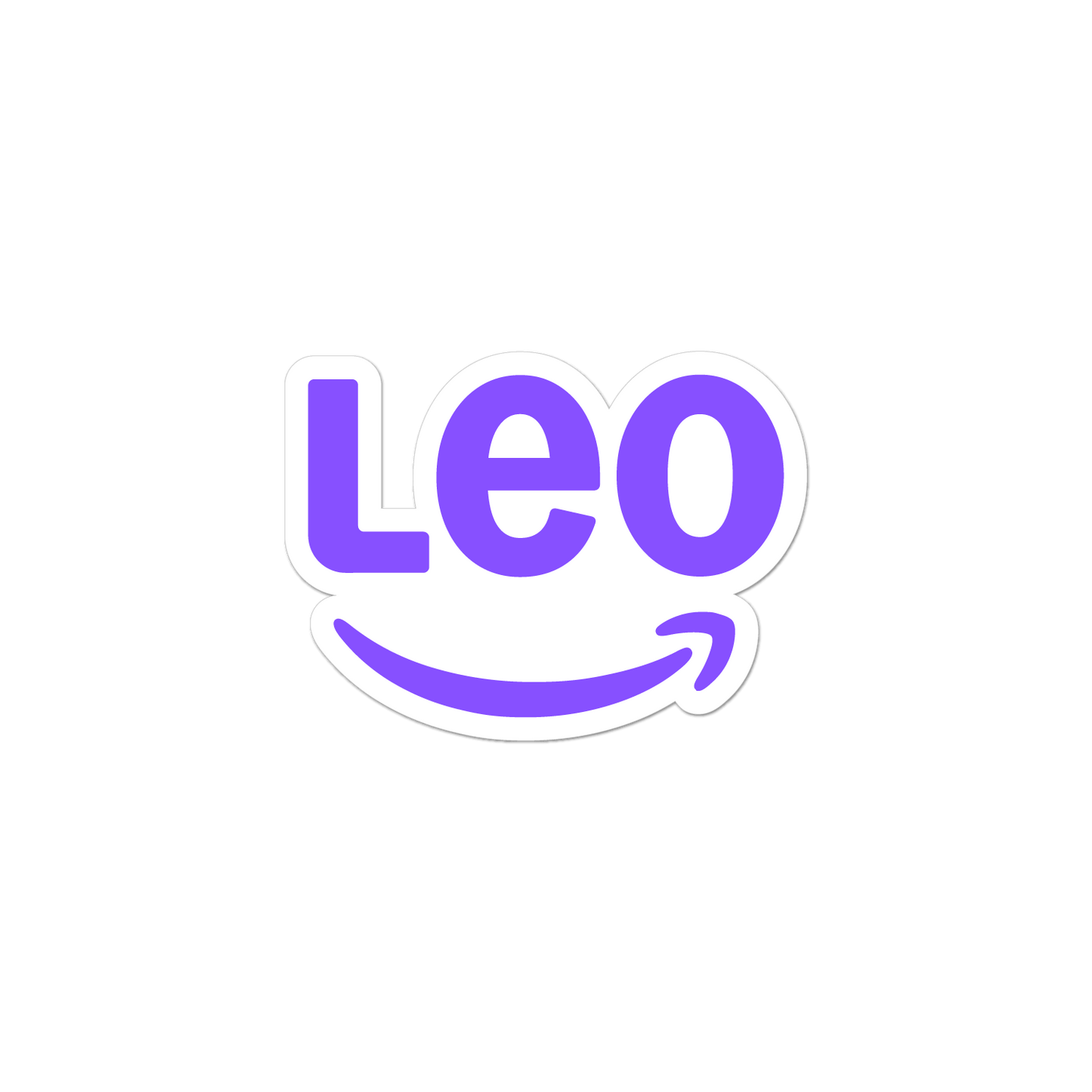 Leo Die Cut Stickers