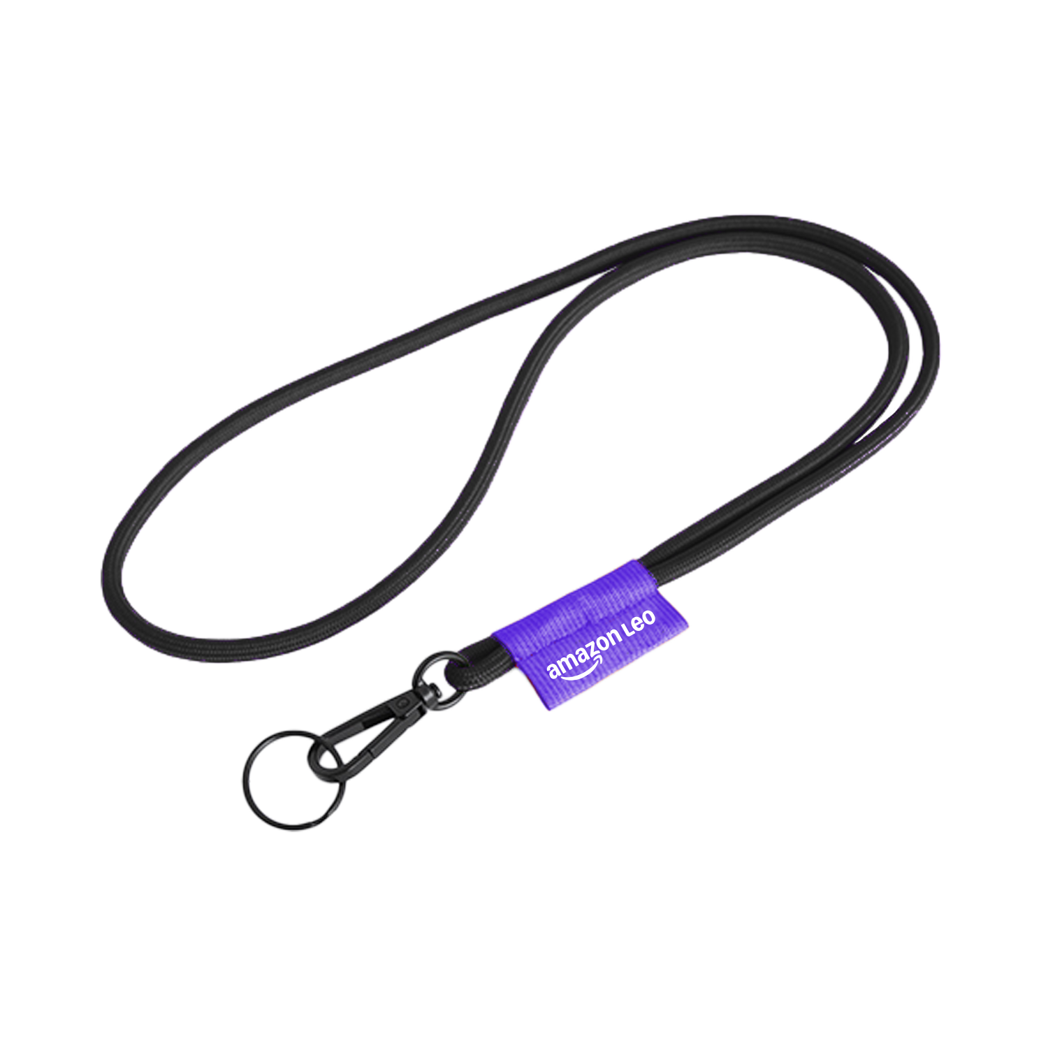 Leo-Office-Lanyard-Cord-Black